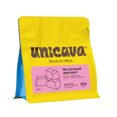 Молочный шоколад 50 % какао, на эритрите