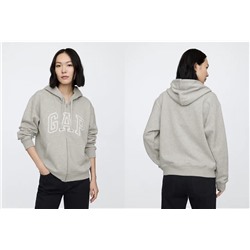 Relaxed Gap Logo Zip Hoodie
