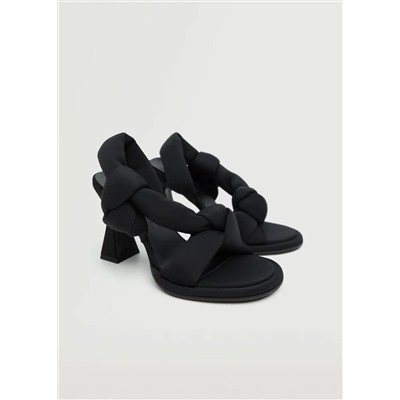 Sandalia tiras acolchadas -  Mujer | MANGO OUTLET Melilla