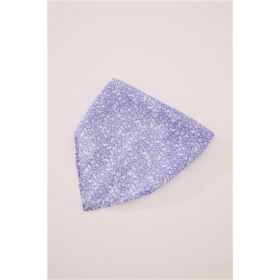 Bandana pelo estampado azul