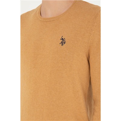 Erkek Camel Melanj Basic Kazak