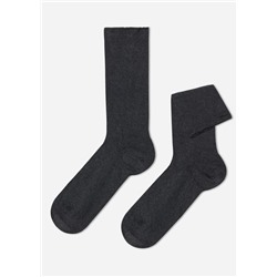 Herren-Knöchelsocken aus Baumwolle ohne Rand