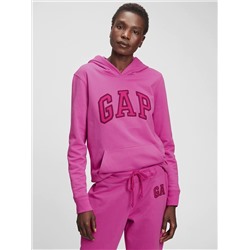 Gap Logo Fleece Hoodie HOT MAGENT PURPLE