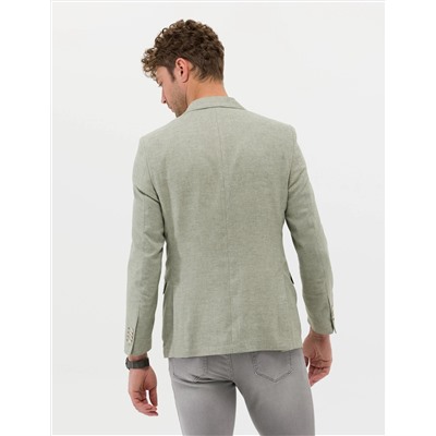 Açık Yeşil Ekstra Slim Fit Blazer Ceket