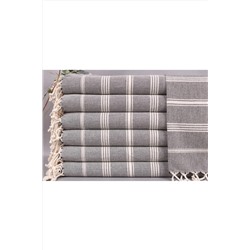 Kayra Export, Peştemal Siyah Kurulama Bezi Hamam Peştemalsu 60x95 Cm Pamuk Peştemal Hediyelik Peştemal