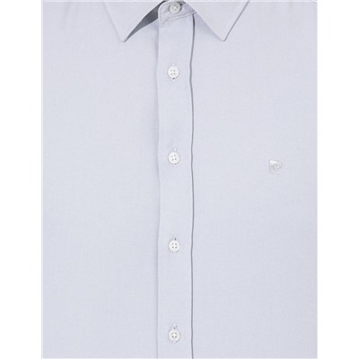 Gri Slim Fit Oxford Gömlek