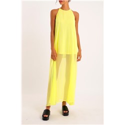 Vestido largo Amarillo