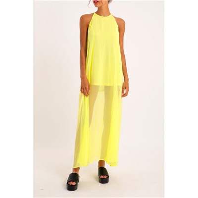 Vestido largo Amarillo