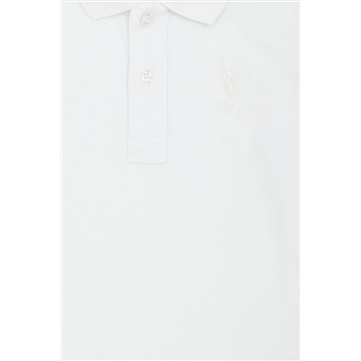 Erkek Çocuk Beyaz Basic Sweatshirt