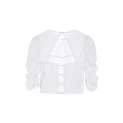 Crop top Blanco