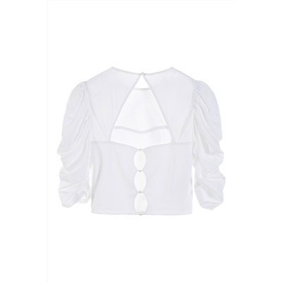 Crop top Blanco