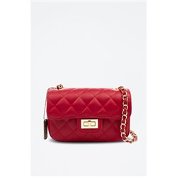 Bandolera de piel Arcola Rojo