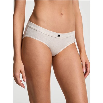 COTTON Logo Cotton Hiphugger Panty