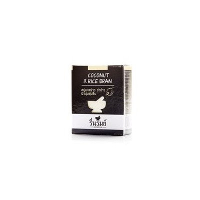 Мыло-скраб «Рисовые отруби и кокос» 55 г / REUNROM Rice bran&coconut soap 55г
