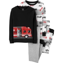 Carter's | Kid 4-Piece 100% Snug Fit Cotton PJs
