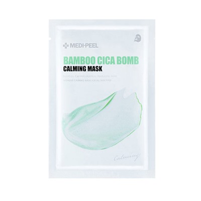 Bamboo Cica Bomb Calming Mask, Успокаивающая маска с центеллой и бамбуком
