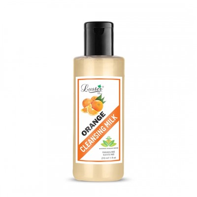 LUSTER Orange Deep Cleansing Milk Очищающее молочко для лица с экстрактом апельсина и витамином Е 210мл