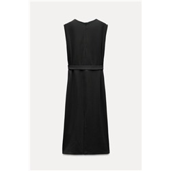 MIDI DRESS WITH BELT