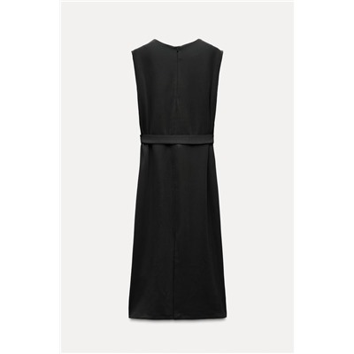 MIDI DRESS WITH BELT