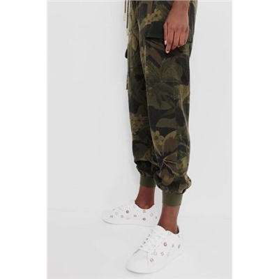 Pantalón cargo camoflower