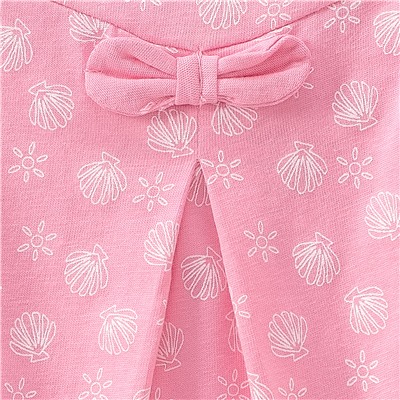 Baby Top mit Muschel-Allover