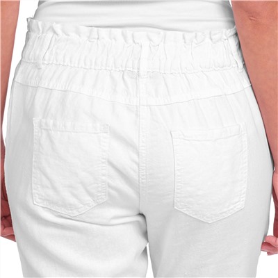 Damen Jogpants mit Leinen-Anteil