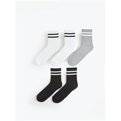 LC Waikiki Çizgili Erkek Soket Çorap 5'li, LCW ACCESSORIES                                            
                                            Çizgili Erkek Soket Çorap 5'li
