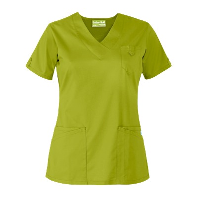 UA Butter-Soft STRETCH Scrubs V-Neck 5 Pocket Top