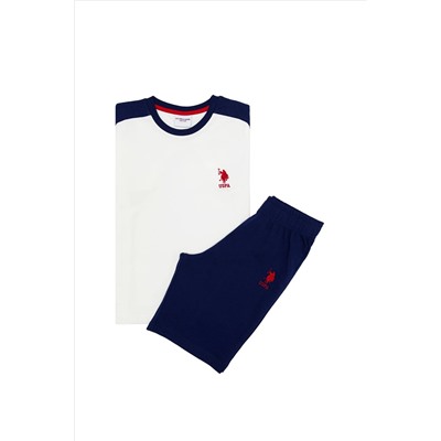 Erkek Çocuk Krem Pijama Takımı