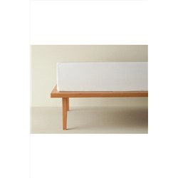 English Home Novella Premium Soft Cotton Tek Kişilik Çarşaf 160x240 Cm Beyaz 10040258