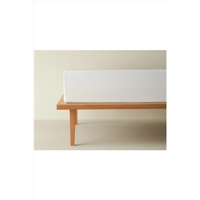 English Home Novella Premium Soft Cotton Tek Kişilik Çarşaf 160x240 Cm Beyaz 10040258