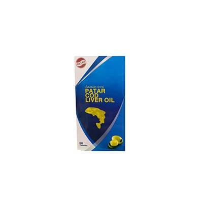 Масло печени трески от Patar 3 * 60 капсул / Patar Cod Liver Oil 3 упаковки по 60 caps