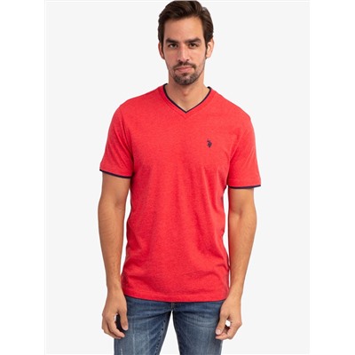 DOUBLE V-NECK T-SHIRT