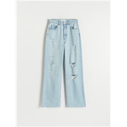 Jeans mit weitem Bein