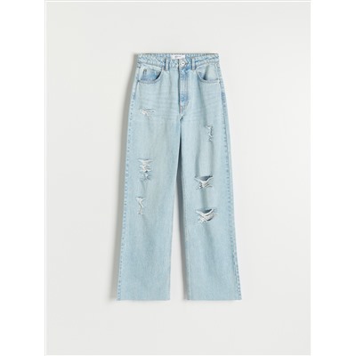 Jeans mit weitem Bein