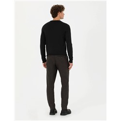 Kahverengi Slim Fit Kanvas Pantolon