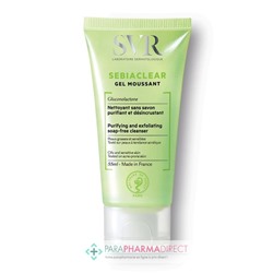 SVR SEBIACLEAR GEL MOUSSANT - Nettoyant sans Savon, Purifiant, Désincrustant 55ml