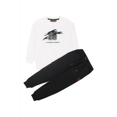 Sudadera y pantalón de chándal Kadal - Blanco y negro