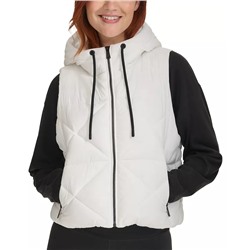 Women's Quilted Hooded Vest