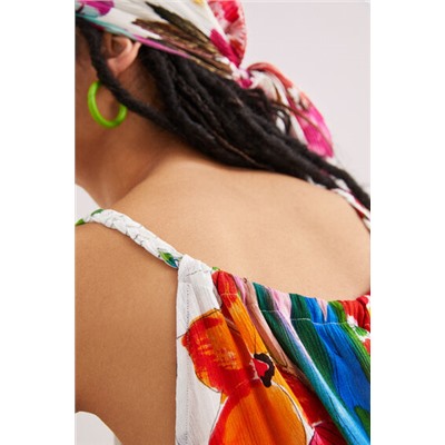 Blusa halter tropical