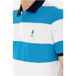Erkek Regular Fit Polo Yaka Saks Tişört