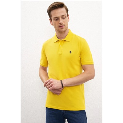 Erkek Safran Basic Polo Yaka Tişört