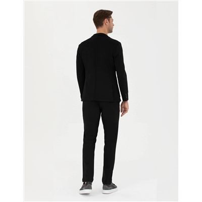 Siyah Ekstra Slim Fit Kumaş Pantolon