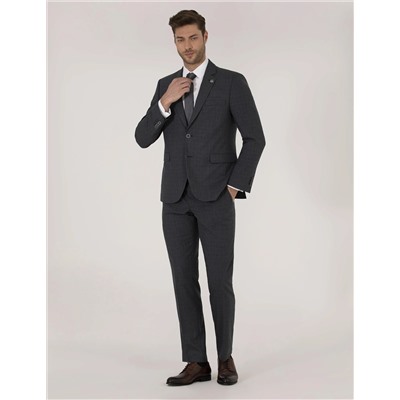Lacivert Slim Fit Takım Elbise