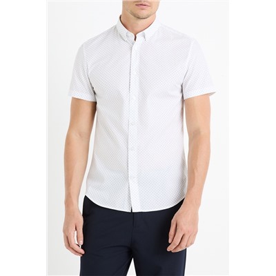 Camisa slim fit - Blanco