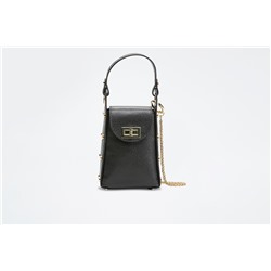 Bolso de piel Ruby Negro