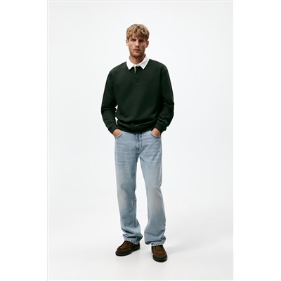 SUDADERA POLO COMBINADO