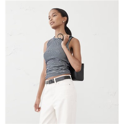 Ribbed Racer Tank