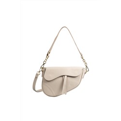 Bolso de piel Beige y dorado - Firenze Artegiani