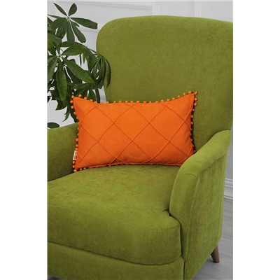 Aisha's Design Kenarları Ponponlu Kırlent Kılıfı,k-244 BC-EV-K-244